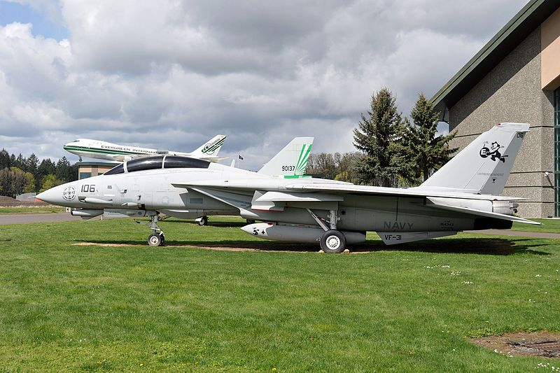 an F-14 tomcat